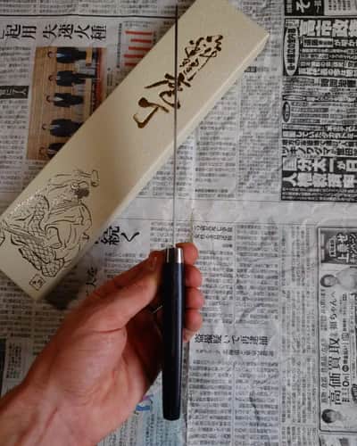 Ніж Гюто (Gyuto) 180mm, Kunio Masutani, сталь VG 10 - Thumbnail 4