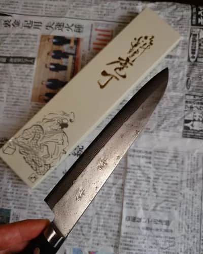 Ніж Гюто (Gyuto) 180mm, Kunio Masutani, сталь VG 10 - Thumbnail 5