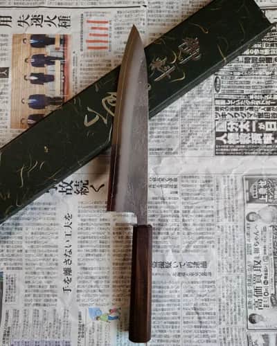 Ніж Гюто (Gyuto) 210mm, Yoshikane - Hatsukoro, сталь SKD - Thumbnail 2
