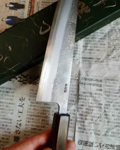 Ніж Гюто (Gyuto) 210mm, Yoshikane - Hatsukoro, сталь SKD - Thumbnail 3