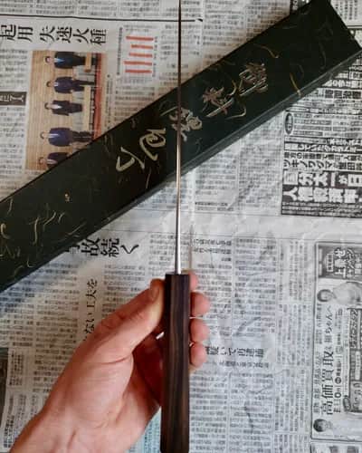 Ніж Гюто (Gyuto) 210mm, Yoshikane - Hatsukoro, сталь SKD - Thumbnail 6