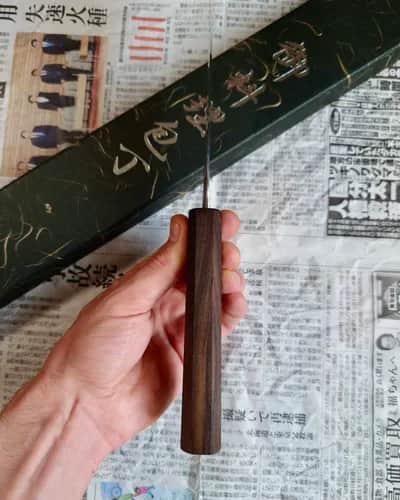 Ніж Гюто (Gyuto) 210mm, Yoshikane - Hatsukoro, сталь SKD - Thumbnail 7