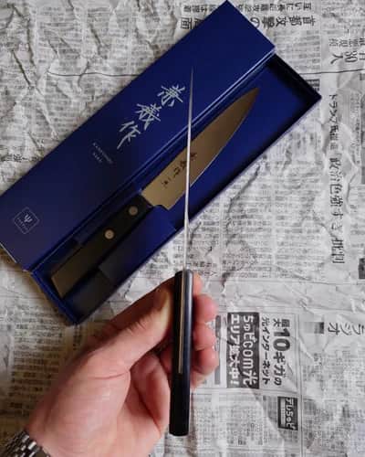Ніж Петті (Petty) 130mm, Yaxell Kaneyoshi Saku, сталь SG-2 - Thumbnail 4