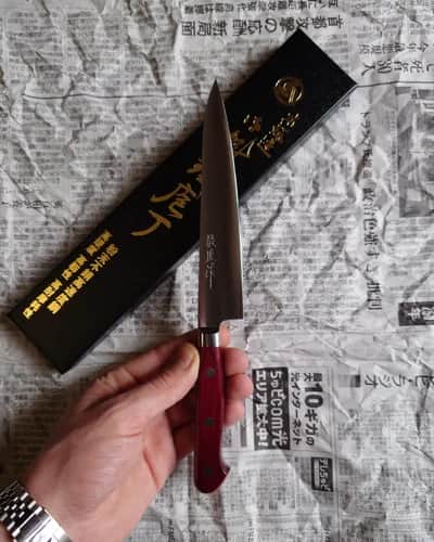 Ніж Петті (Petty) 150mm, Takamura Migaki, сталь SG-2 - Thumbnail 1