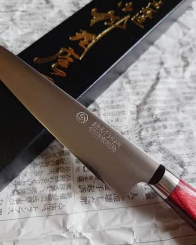 Ніж Петті (Petty) 150mm, Takamura Migaki, сталь SG-2 - Thumbnail 4