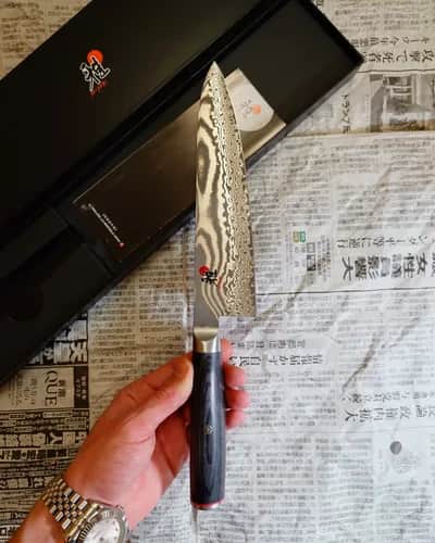 Ніж люто (Gyuto) 200mm, Miyabi Kaizen 2, сталь VG-10 - Thumbnail 1