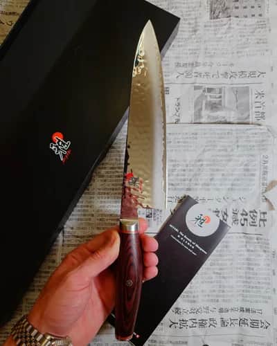 Ніж люто (Gyuto) 200mm, Miyabi Artisan, сталь SG-2 - Thumbnail 1