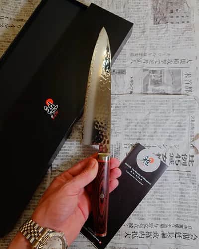 Ніж люто (Gyuto) 200mm, Miyabi Artisan, сталь SG-2 - Thumbnail 2
