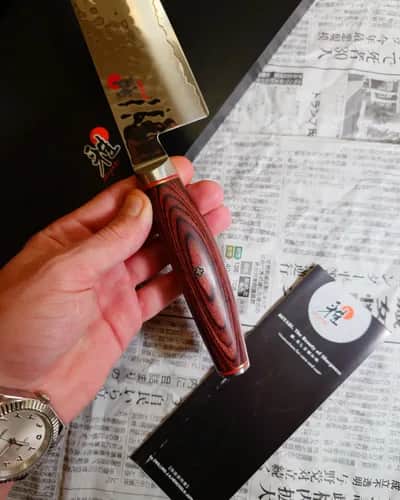 Ніж люто (Gyuto) 200mm, Miyabi Artisan, сталь SG-2 - Thumbnail 4