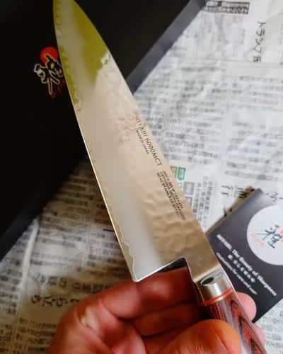 Ніж люто (Gyuto) 200mm, Miyabi Artisan, сталь SG-2 - Thumbnail 3