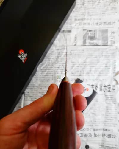 Ніж люто (Gyuto) 200mm, Miyabi Artisan, сталь SG-2 - Thumbnail 7
