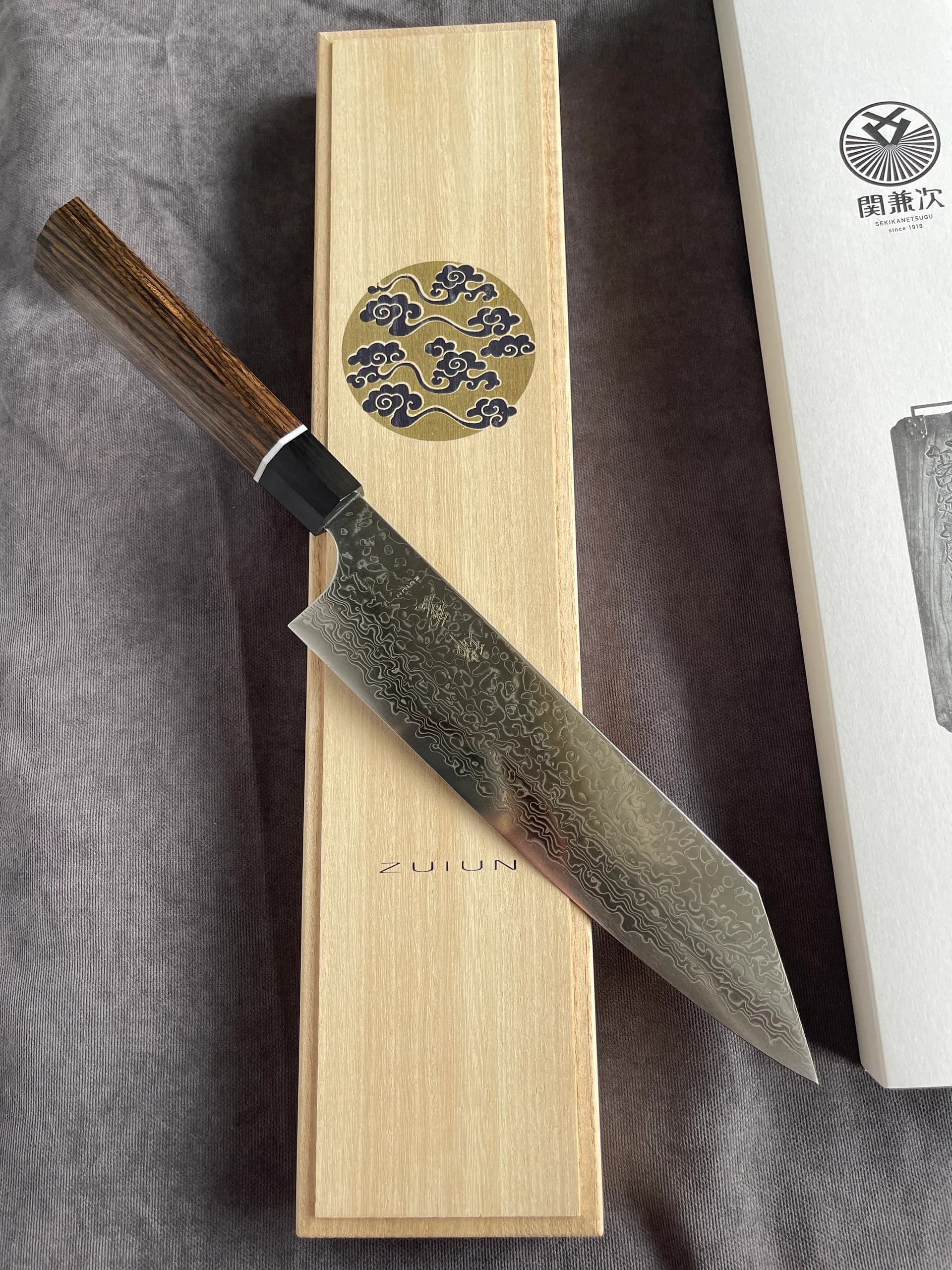 Ніж Кірітсуке (Kiritsuke) 210mm, Kanetsugu Zuiun, сталь SPS 2