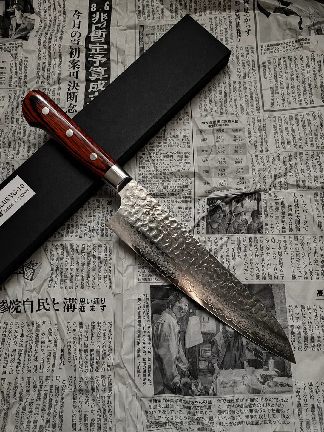 Ніж Гюто (Gyuto) 210mm, Sakai Takayuki, сталь VG 10 
