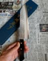 Ніж Сантоку (Santoku) 170mm, Takamura Chromax Pakka, сталь Chromax