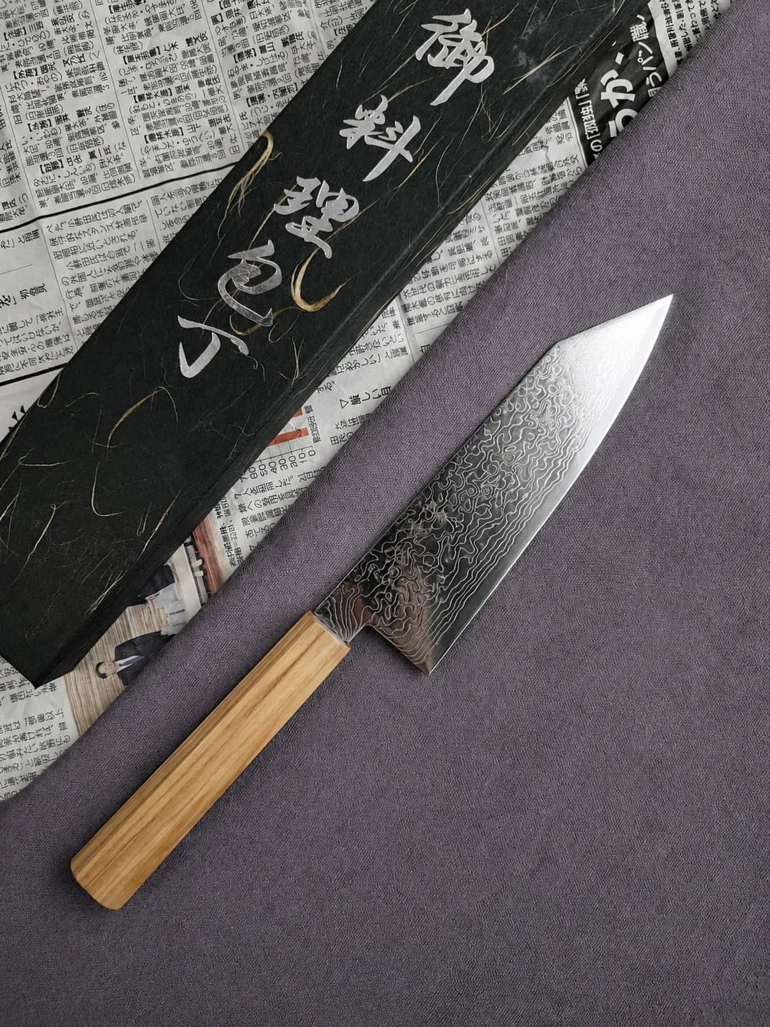Ніж Бунка (Bunka) 180mm, Sukenari Hamono, сталь SG-2 