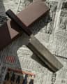 Ніж Накірі (Nakiri) 180mm, Yoshimi Kato, сталь SG-2