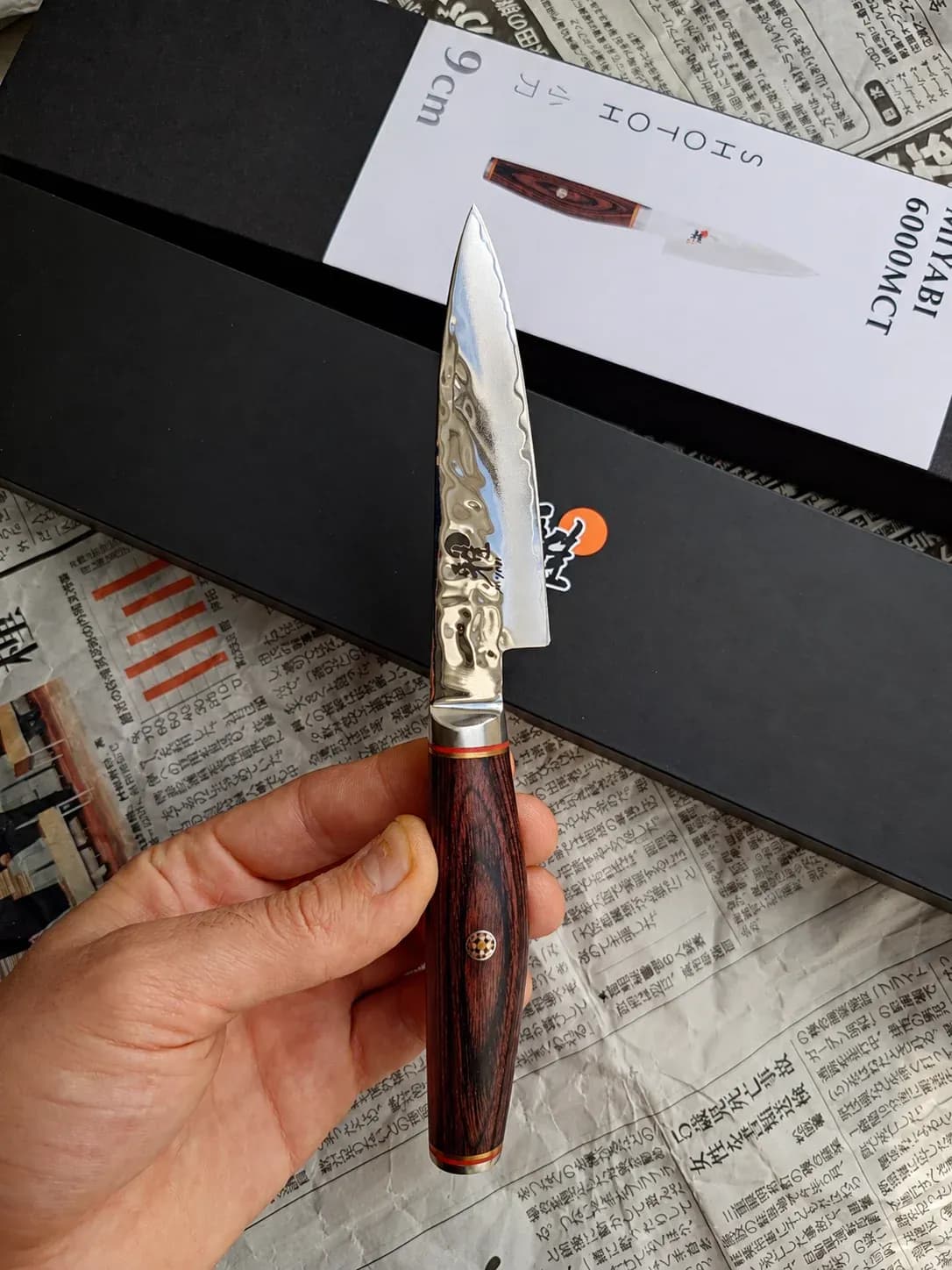 Ніж Овочевий (Paring) 90mm, Miyabi Artisan, сталь SG-2 