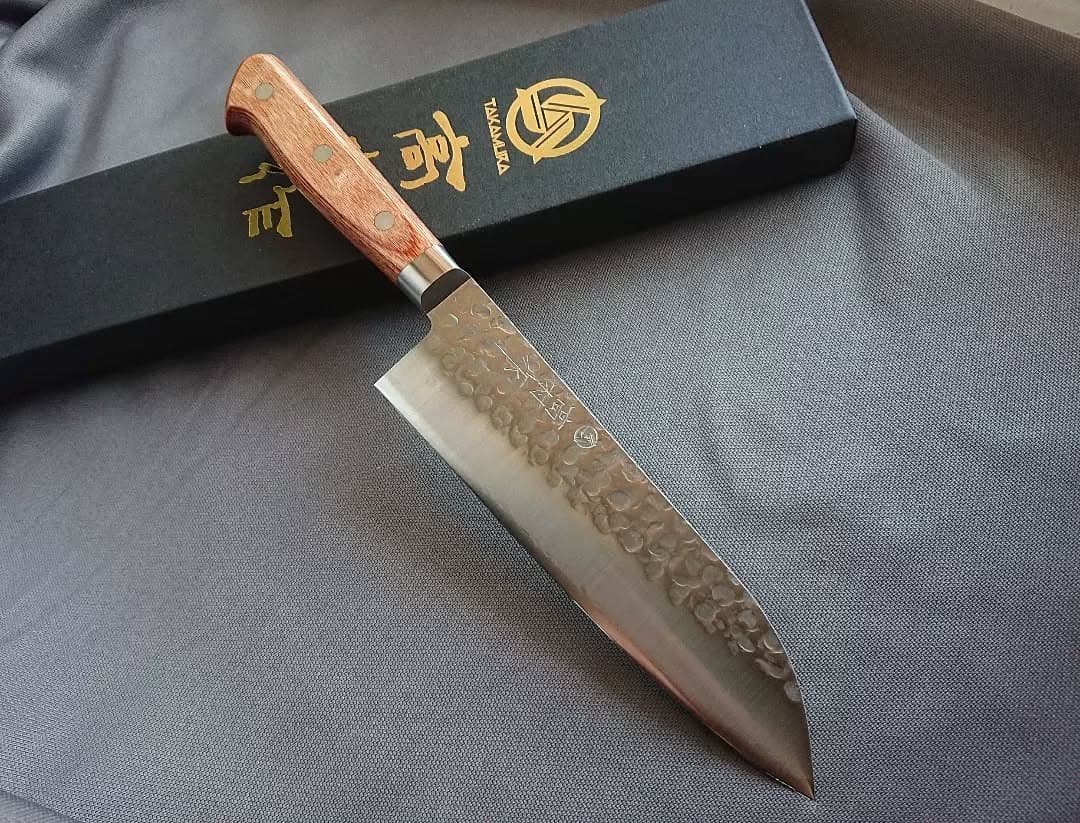 Ніж Сантоку (Santoku) 170mm, Takamura Chromax, сталь Chromax